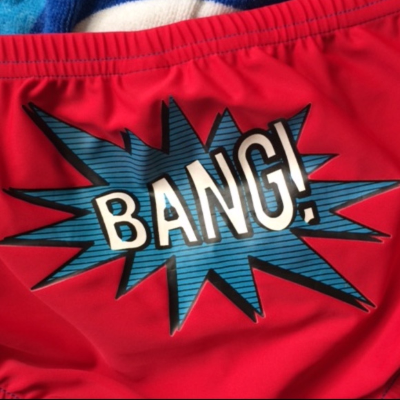 *SOLD!* N2N Red BANG! swimsuit, L (34-36 waist) - Picture 5 of 5
